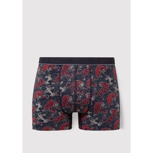 Kaplan Baskılı Lacivert Boxer 091121-24413