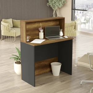 Robin Home Verona Ofis Karşılama Bankosu Barok-Antrasit