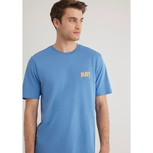 Mavi Logo Baskılı Mavi Tişört 0611714-70874