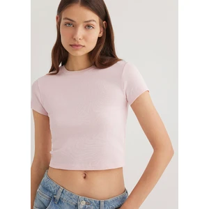 Pembe Basic Crop Tişört 1600814-89200