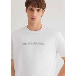 Mavi Jeans Baskılı Beyaz Tişört 0612523-620