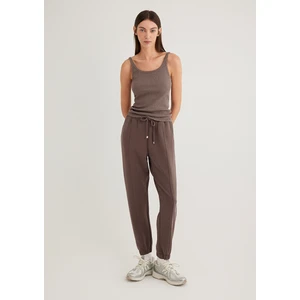 Lux Touch Tencel Tm Kahverengi Modal Eşofman Altı 1600453-87537