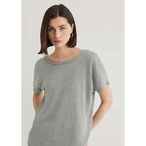 Dokulu Gri Basic Tişört 167311-81325