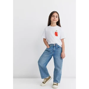 Peanuts Baskılı Beyaz Tişört 7610295-620