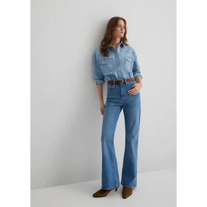 Los Angeles Gold Shape Indigo Mavisi Jean Pantolon 1010349-89225