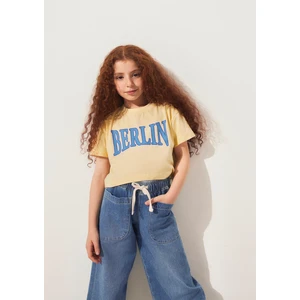 Berlin Baskılı Sarı Tişört 7610269-89145