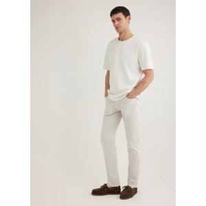 Jake Mavi Black Ekru Comfort Gabardin Pantolon 0042289464