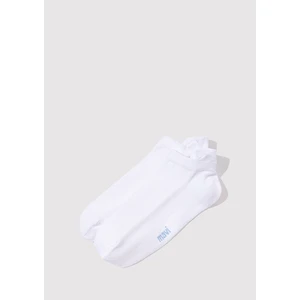 Kurdele Nakışlı Beyaz Patik Çorap 1913164-620