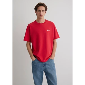 Mavi Jeans Baskılı Kırmızı Tişört 0612591-70476