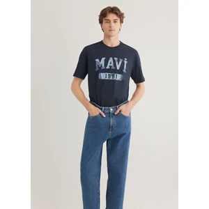 Mavi 1991 Baskılı Lacivert Tişört 0612573-70490