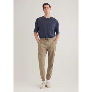 Beli Lastikli Bej Jogger Pantolon 000169-86749