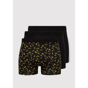 3lü Baskılı Siyah Boxer 0911910-900