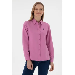 U.s. Polo Assn. Kadın Fuşya Gömlek Basic 50307726-VR023
