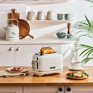 Vintage Craft 2 Dilim Kapasiteli Ekmek Kızartma Makinesi Cream