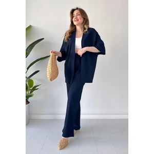 Gofre Ikili Takım Lacivert