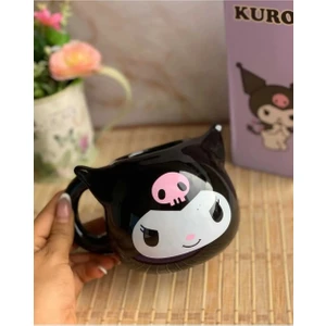 3D Seramik Sevimli Kuroomii Figürlü Kupa Bardak