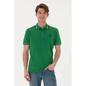 U.s. Polo Assn. Erkek Yeşil Tişört Basic 50306011-VR054