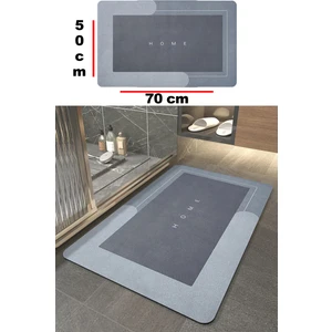 Sihirli Mop Su Emici Banyo Paspası Kaymaz Tabanlı Su Emici Yapı 50 x 70 cm  Kare
