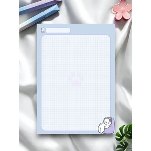 Mirya Notes A4 Kedi Desenli Notepad - Not Defteri - Bloknot