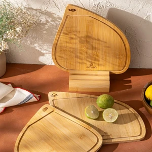 Bambu Threeline 3'lü Kesme Tahtası