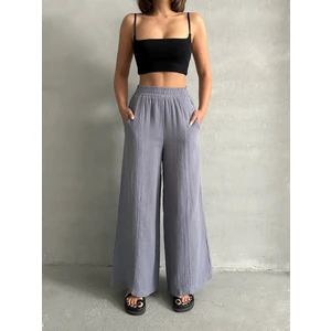 Kadın Müslin Bol Kesim Pantolon