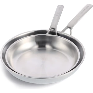 Merten & Storck 3-Ply Paslanmaz Çelik Kızartma Tava Seti – 26 cm & 30 cm