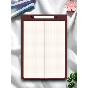 Mirya Notes A4 Raptiye Desenli Notepad - Not Defteri - Bloknot (Kareli)
