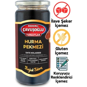 Bozkırlı Çavuşoğlu Soğuk Sıkım Hurma Pekmezi 620g Glukoz Içermez