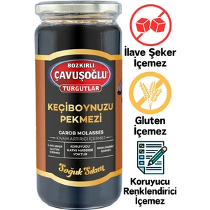 Bozkırlı Çavuşoğlu Soğuk Sıkım Harnup Keçiboynuzu Pekmezi 620g