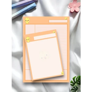 Mirya Notes Civciv Desenli 2'li Set (A4-A5) Notepad - Not Defteri - Bloknot
