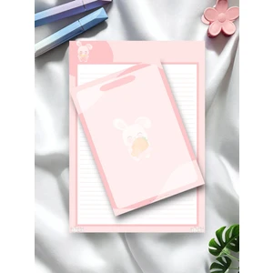 Mirya Notes Tavşan Desenli 2'li Set (A4-A5) Notepad - Not Defteri - Bloknot