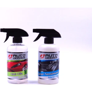 Auto Deepen 2'li Avantaj Paket, Hızlı Cila 500 ml & Oto Genel Temizleyici 500 ml, Sprey Başlıklı Etkili Formül