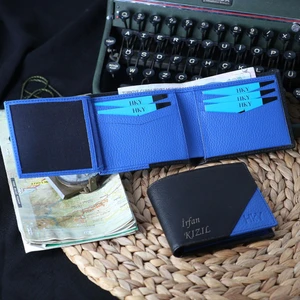 Hky Premium Lüx  Hakiki Deri Isme Özel Erkek Cüzdan