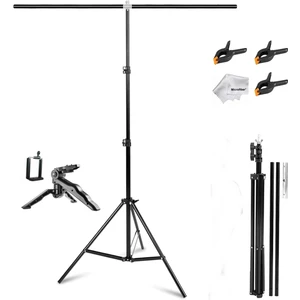 150 x 200 cm T Stand Bar Fon Perde Pvc Tutucu Background Backdrop Çekim Standı T-Shape