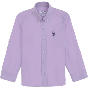 U.s. Polo Assn. Erkek Çocuk Lila Gömlek Basic 50306583-VR034