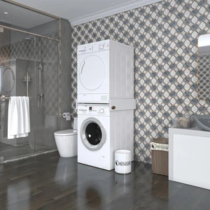 Kenzlife Çamaşır&kurutma Makinesi Dolabı Agafya Byz 015*70*60 Banyo Aparatı Arkalıksız