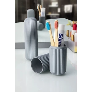 Valiz Düzenleyici, Valiz Içi Diş Macun Fırça Saklama ve Taşıma Kabı Diş Fırçalık, 19 x 6 cm
