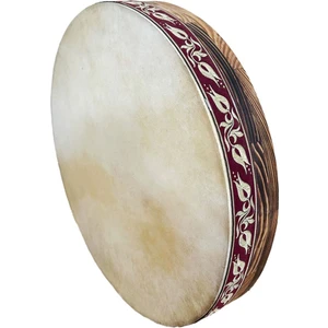 Bendir Def Deri 45 Cm Içten Ayarlı Hayvan Derisi El Yapımı Alyan Anaharı Hediyeli