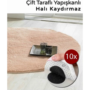 Octopus Bazaar 10 Adet Sabit Cırt Halı Kaydırmaz Çift Taraflı Bant  Bağlayıcı Manyetik Bant