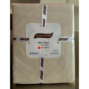 JOLLY HOME %100 Pamuk ÇİFT KİŞİLİK Pike | Yazlık Pike | Nefes Alabilen, Yumuşak Dokulu