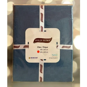 JOLLY HOME %100 Pamuk ÇİFT KİŞİLİK Pike | Yazlık Pike | Nefes Alabilen, Yumuşak Dokulu