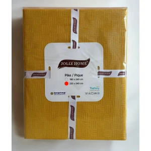 JOLLY HOME %100 Pamuk ÇİFT KİŞİLİK Pike | Yazlık Pike | Nefes Alabilen, Yumuşak Dokulu