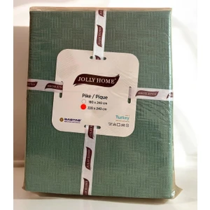 JOLLY HOME %100 Pamuk ÇİFT KİŞİLİK Pike | Yazlık Pike | Nefes Alabilen, Yumuşak Dokulu
