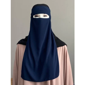 Mısır Medine Ipeği Şeritli/bantlı Peçe