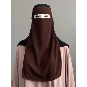 Mısır Medine Ipeği Şeritli/bantlı Peçe