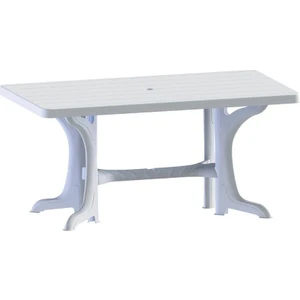 SY-2585 Beyaz Plastik Dikdörtgen Kapalı Masa 90 x 150  cm