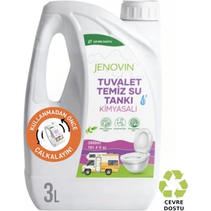 Karavan Tekne Yat Temiz Su Tankı Ve Kasetli Tuvalet Kimyasalı 3 L | Koku Ve Kireç Giderici