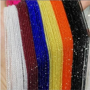 Yiğit Aksesuar 4 mm 6 Renk Kristal Boncuk Cam Boncuk Takı Yapım Malzemeleri