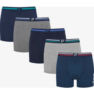Erkek Pamuklu Numbers 5li Çok Renkli Boxer Külot