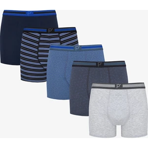 Night 5li Çok Renkli Boxer Külot